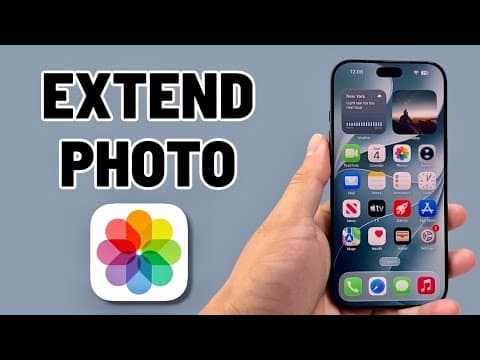 iOS 27: How To Extend A Photo On iPhone