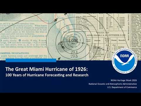 The Great Miami Hurricane of 1926: 100 Years of Hurricane Forecasting and Research