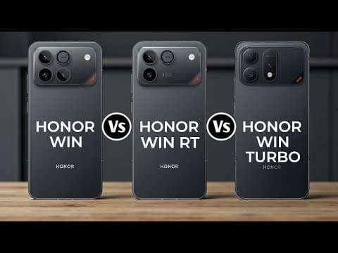 Honor Win Vs Honor Win RT Vs Honor Win Turbo