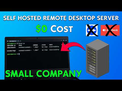 FREE Self-Hosted Remote Desktop Server | RustDesk + Docker + Ubuntu