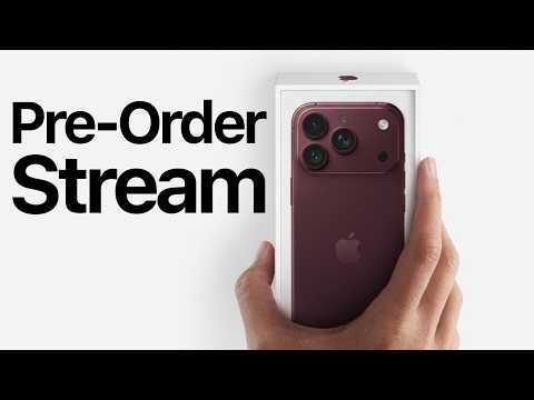iPhone 18 Pro Pre-Order Stream
