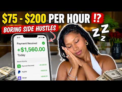 I Found 5 Boring Side Hustles You Can Run From Your Phone, 24/7 (NOT DoorDash or Uber)