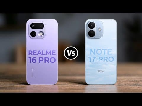 Realme 16 Pro Vs Redmi Note 17 Pro