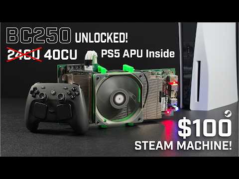$100 Steam Machine GPU Unlocked! PS5 APU (ASRock BC-250)