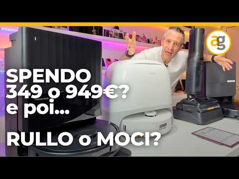 RULLO, MOCI o LAVAPAVIMENTI? TEST Roborock da 349€ a 949€
