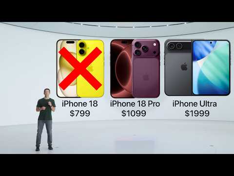 The iPhone 18 Lineup has a Big Problem