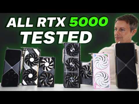 The Ultimate RTX 5000 Series Comparison (Every GPU Tested)