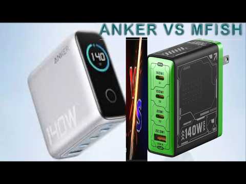 Anker 140W VS Mfish 140W chargers Which is better? -HERVEs WORLD- Episode 748