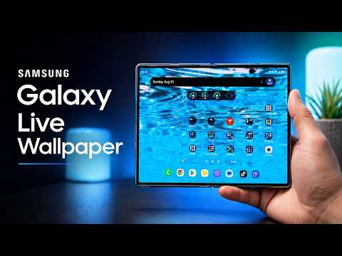 Samsung Galaxy How to Set Live Wallpaper on HomeScreen and Lockscreen