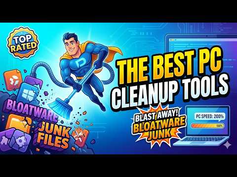The Best PC Cleanup Tools to Blast Away Bloatware and Junk Files
