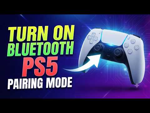 HOW TO TURN ON BLUETOOTH ON PS5 CONTROLLER