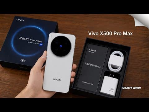 Vivo X500 Pro Max LEAKED! Most Powerful Vivo Phone Ever