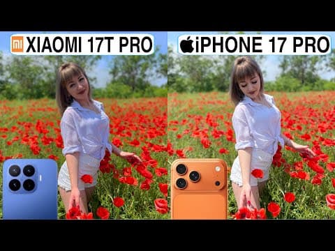 Xiaomi 17T Pro Vs iPhone 17 Pro Camera Test Comparison