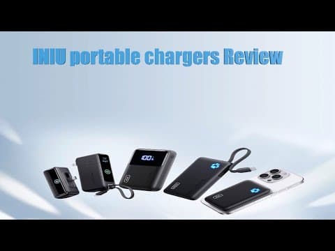 Iniu chargers I use for travel - HERVEs WORLD - Episode 744