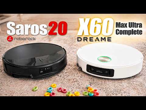 Dreame X60 Max Ultra Complete vs. Roborock Saros 20! The Best of 2026?