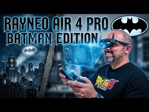 RayNeo Air 4 Pro Custom Justice Edition - This is INSANE
