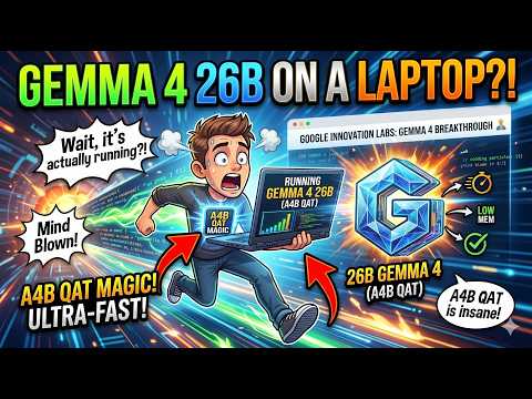 I Ran Gemma 4 26B A4B QAT on a Laptop… The Results Shocked Me