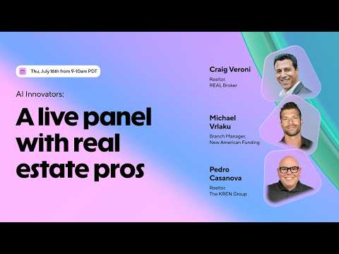 AI for Real Estate: Live Panel with Top Agents & Brokers