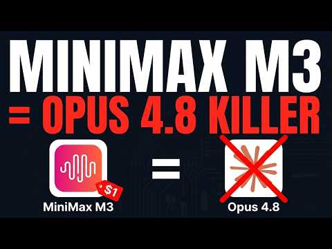 MiniMax M3 Just KILLED Opus 4.8 (FOR $1)