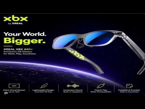XREAL XBX a01+ AR glasses, 147" - HERVEs WORLD - Episode 756