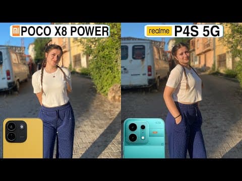 Poco X8 Power Vs Realme P4s Camera Test Comparison