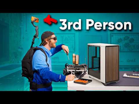 I tried building a PC in the 3rd person.