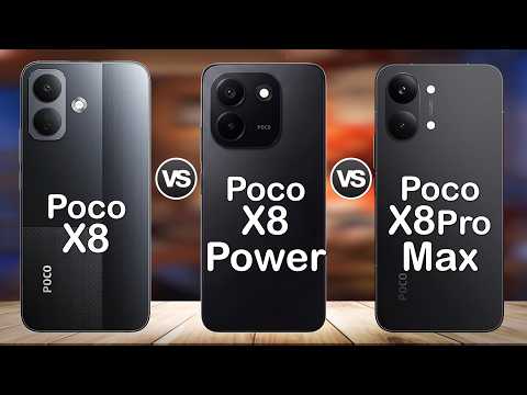 POCO X8 vs POCO X8 Power vs POCO X8 Pro Max | Full Comparison