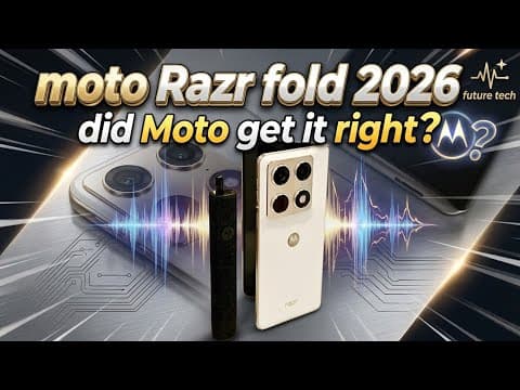 Motorola Razr Fold 2026 - Samsung Just Got Worried