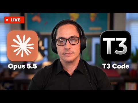 Vibe Coding with Opus 5.5 & T3 Code