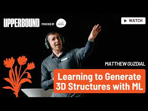 UB2026 | Matthew Guzdial | Learning to Generate 3D Structures with Machine Learning (ML)