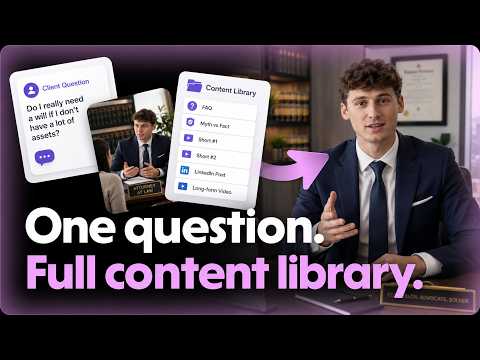 How Lawyers Turn Client Questions Into a Full Content Library | SMB Series EP. 6