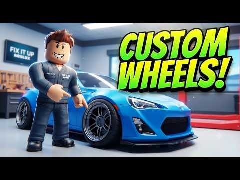 HOW TO DO WHEELS IN FIX IT UP ROBLOX