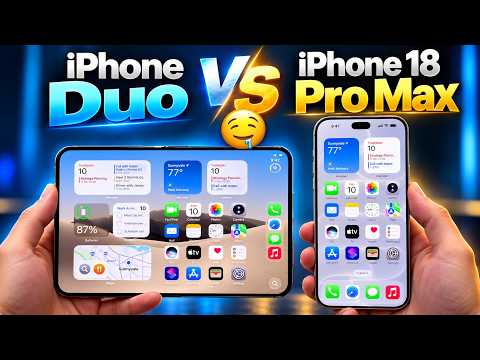 iPhone Duo vs iPhone 18 Pro Max: Side-by-Side Video: OMG YES!