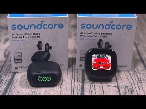 soundcore Liberty 5 Pro & Liberty 5 Pro Max Earbuds (Guinness Record Level Call Quality)