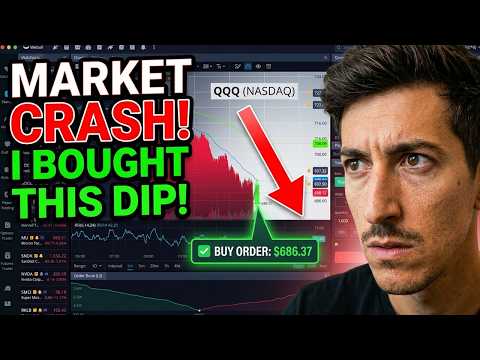 MARKETS ARE CRASHING & I BOUGHT THE DIP...