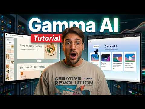 GAMMA AI FULL TUTORIAL | Presentations, Docs & Templates with Free AI