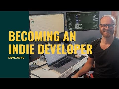 Becoming an Indie SAAS Developer (Devlog #0)
