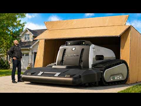 Unboxing the Most EXTREME Robot Mower Yet - Lymow One Plus!
