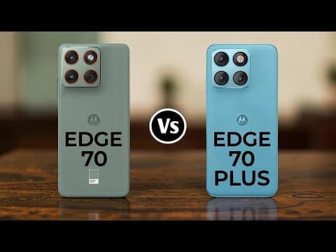 Motorola Edge 70 Vs Motorola Edge 70 Plus