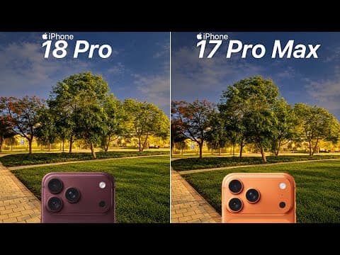 iPhone 18 Pro VS iPhone 17 Pro Max NIGHT MODE Camera Test