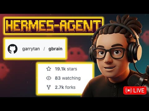 LIVE: Testing out Gbrain with Hermes + OpenClaw (Watch Me Work)