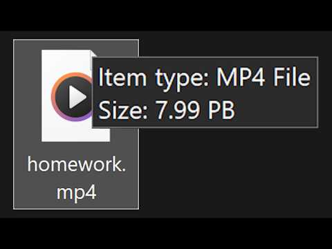 This file is so large it breaks Windows