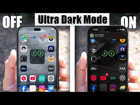 How to Enable ULTRA Dark Mode on iPhone!