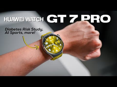 HUAWEI WATCH GT 7 Pro: Even Better Health & Fitness Tracking! 21 Day Battery!