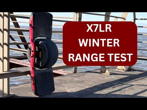 Funwheel X7 Long Range: Winter range test! (GREAT MILEAGE)