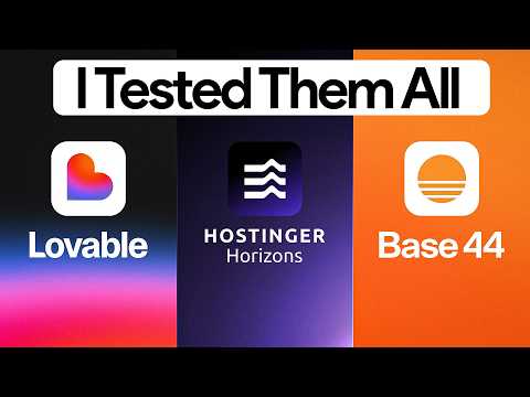 Lovable vs Base44 vs Hostinger Horizons - Best AI Vibe Coding Platform