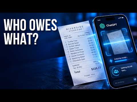ChatGPT Hack: Split the Restaurant Bill Without the Awkward Math