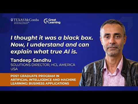 AI & Machine Learning Course Review by Tandeep Sandhu, Solutions Directior