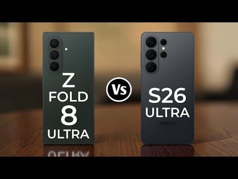 Samsung Galaxy Z Fold 8 Ultra Vs Samsung Galaxy S26 Ultra