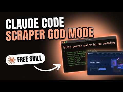 I Gave Claude Code Scraping Superpowers (FREE Skill Inside)